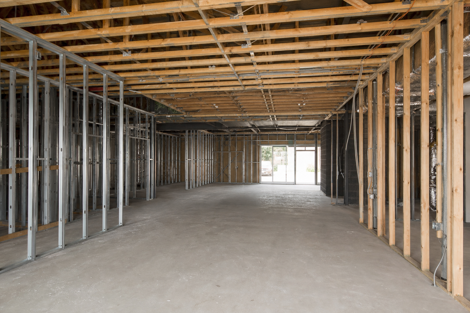 Box Hill — Retail Fit-Out before lining