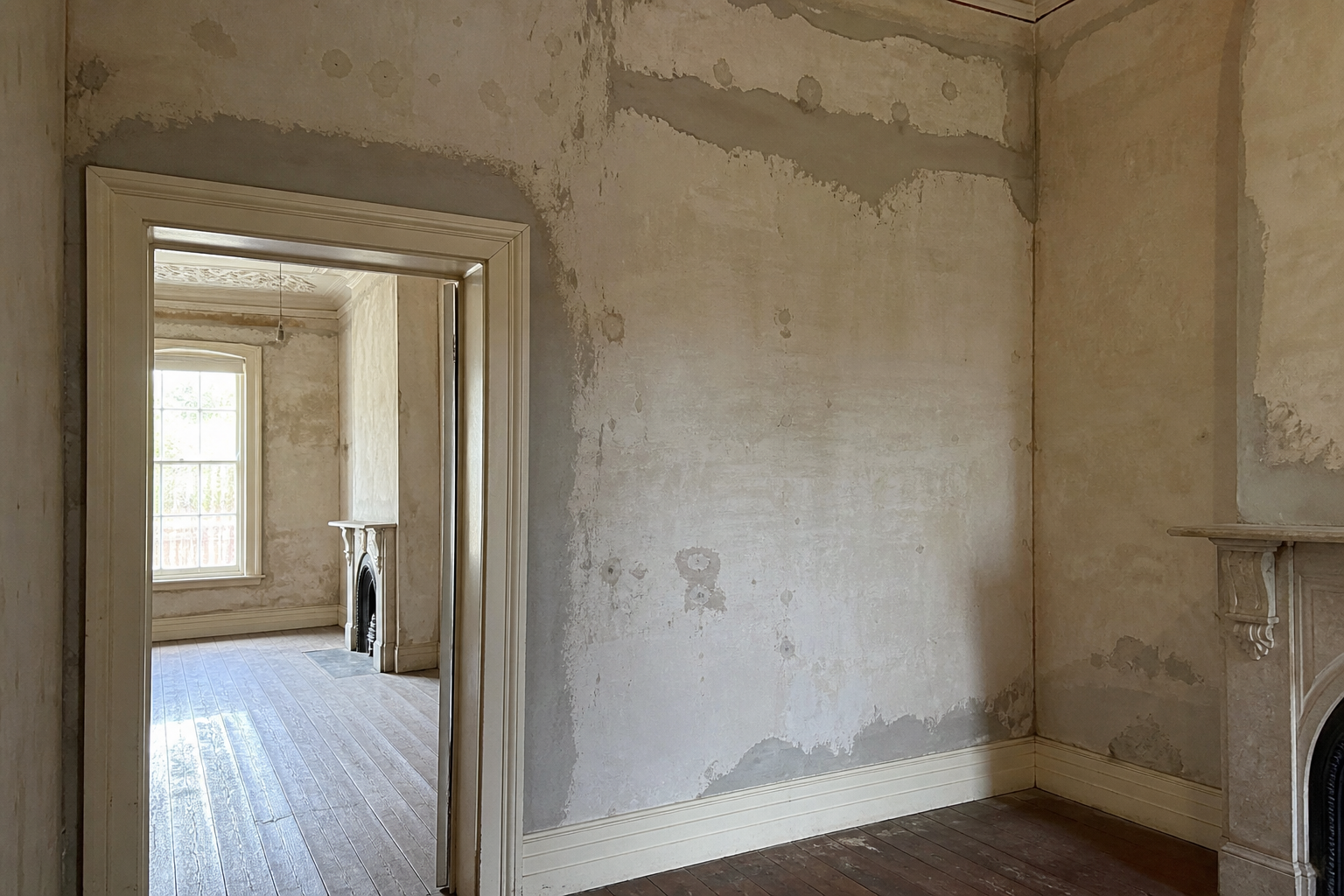 Camberwell — Full Skim Coat before lining