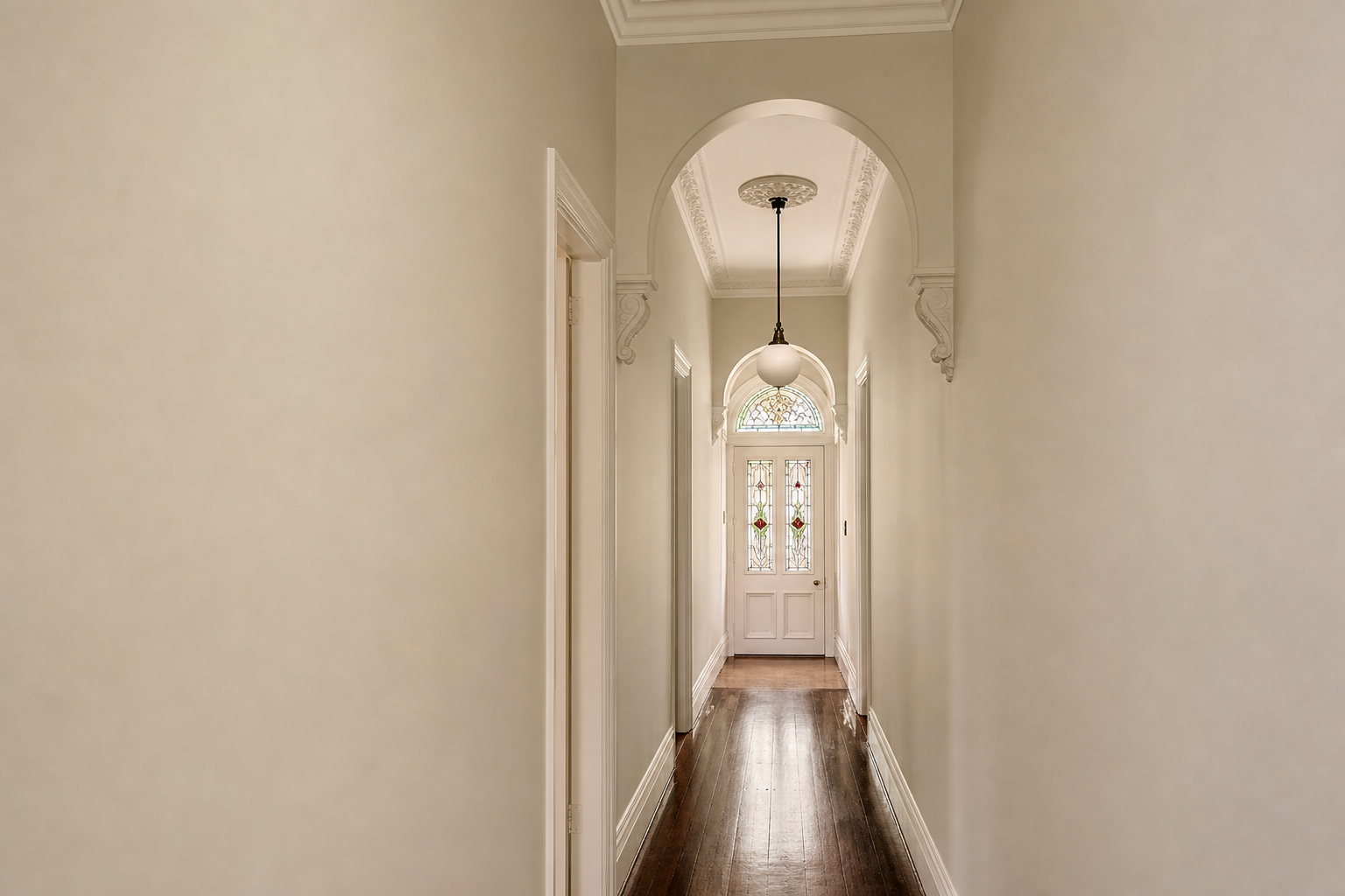 Hallway levelling result