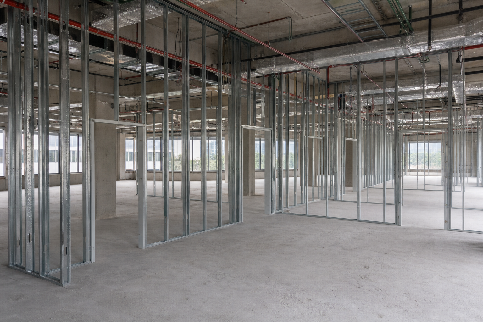 Clayton — Office Fit-Out before lining