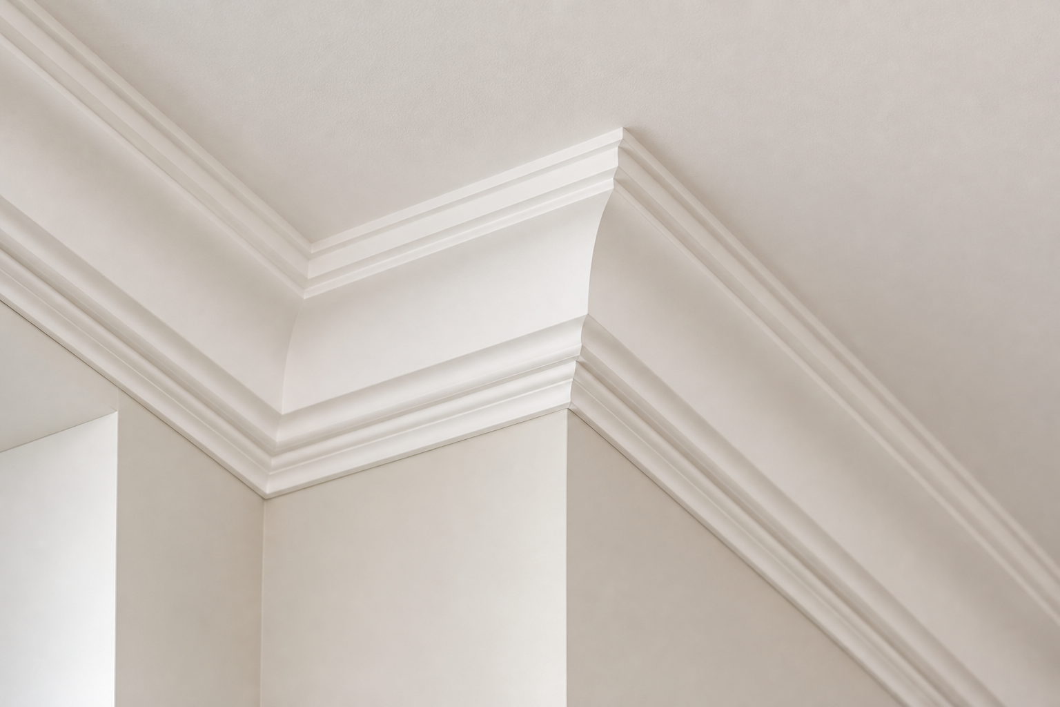 Wall set finish detail