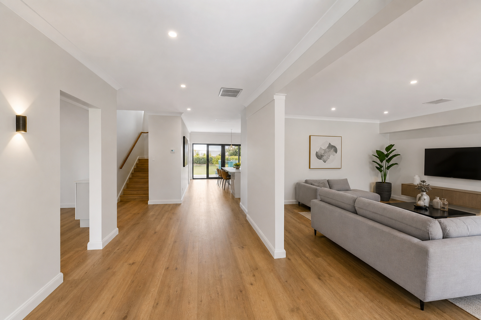 Completed new build interior